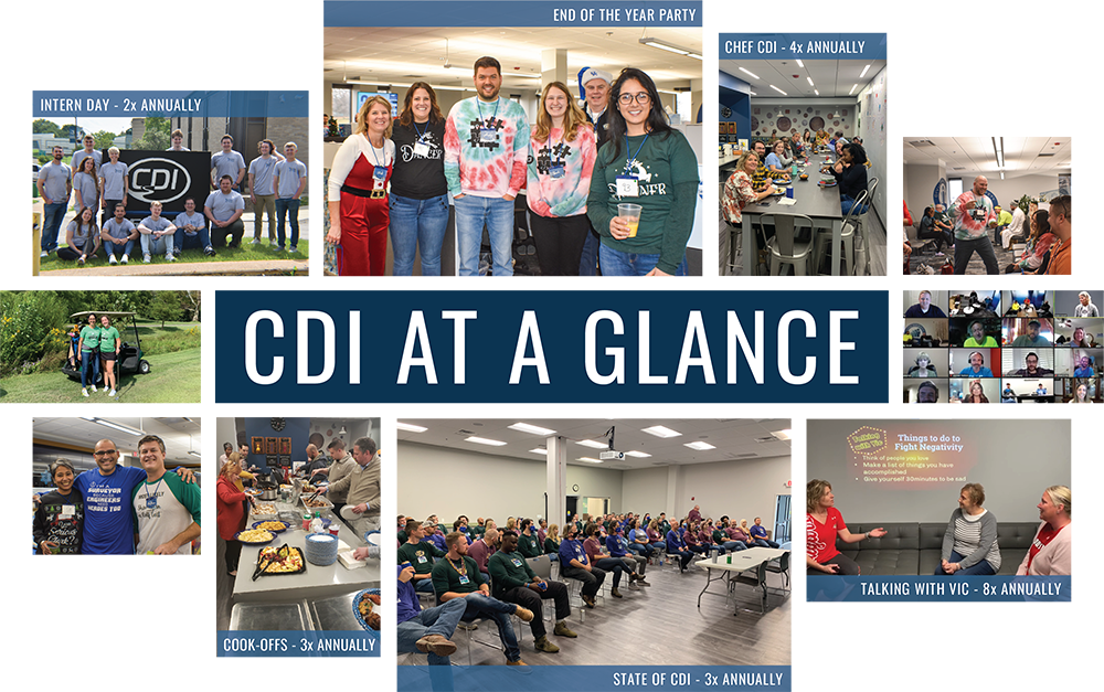 CDI at a Glance-02 CDI at a Glance - Intern Day, End of the Year Party, Chef CDI, Talking with Vic, State of CDI, Cook-offs